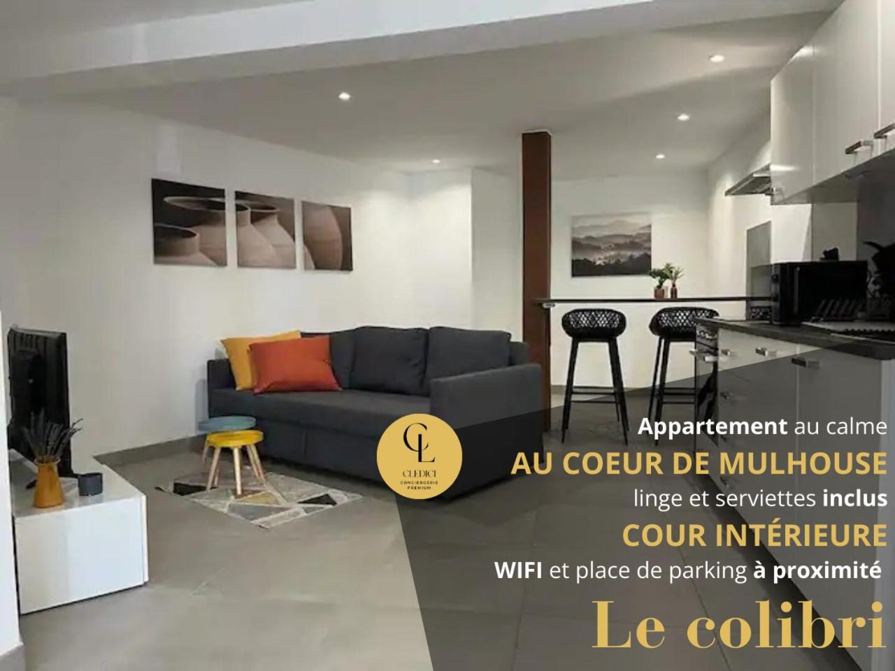 Le Colibri-Park. Gratuit- Prox.Musee Automobile 뮐루즈 외부 사진